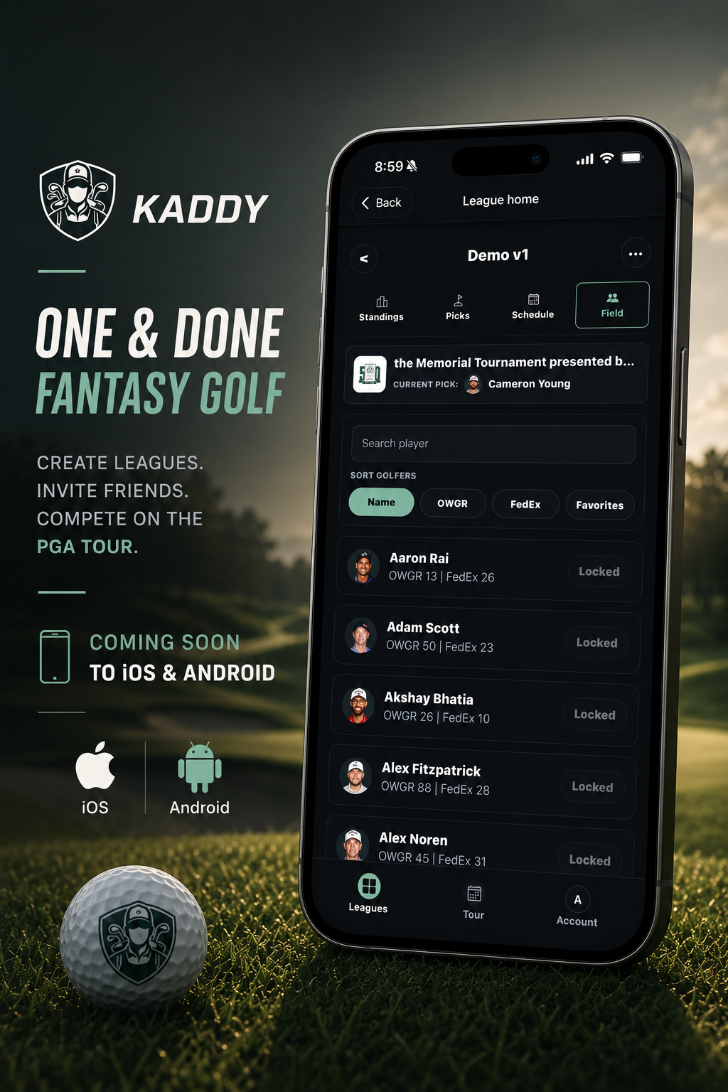 Kaddy mobile app coming soon preview